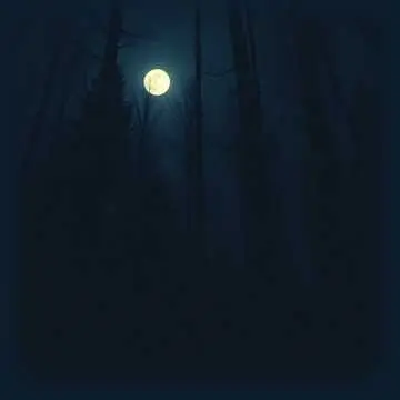 Song - Living a life of fear (V.3) for project Gentle Hints by Vitaly Semenov Night forest