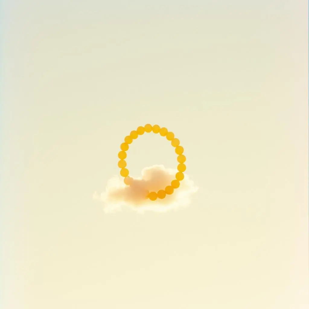 A gold ring.
