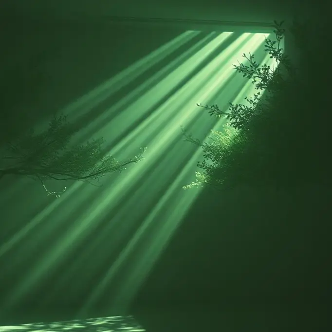 Exploring the Sonic Contrasts: Vitaly Semenov presents "Light and Shadows" Image illustrating light and shadows for the cover of the instrumental track "Light and Shadows" by Tea Spirit