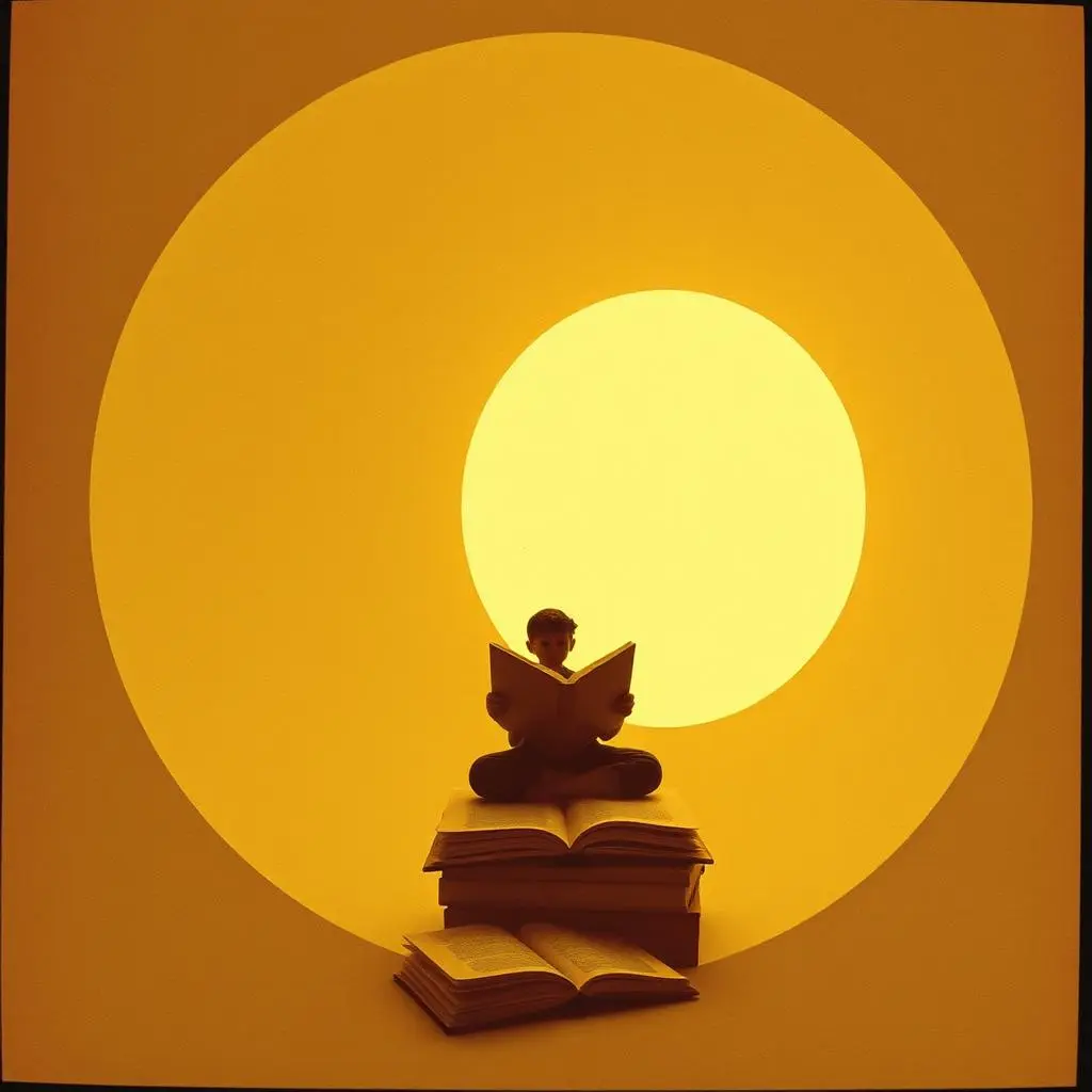 The reader reads old books