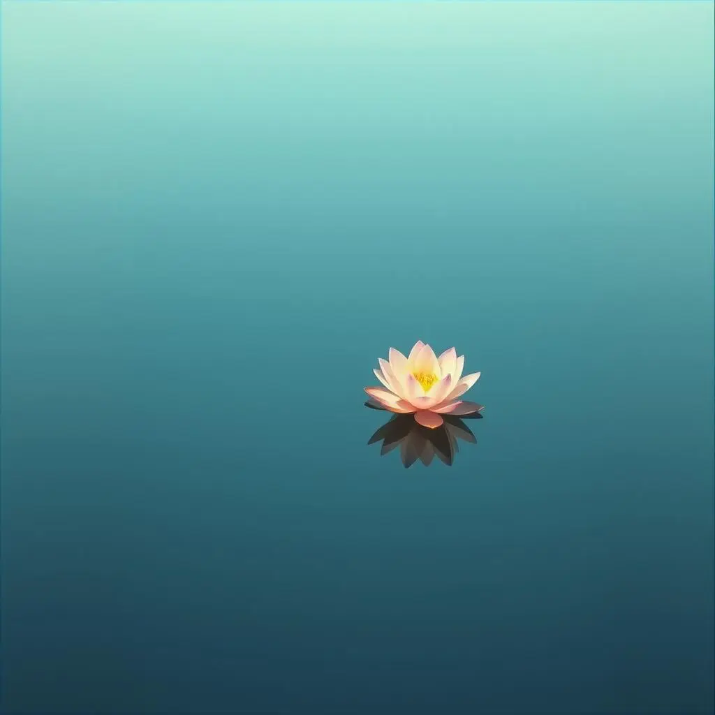 Beautiful pink lotus flowers floating on the surface of the water.