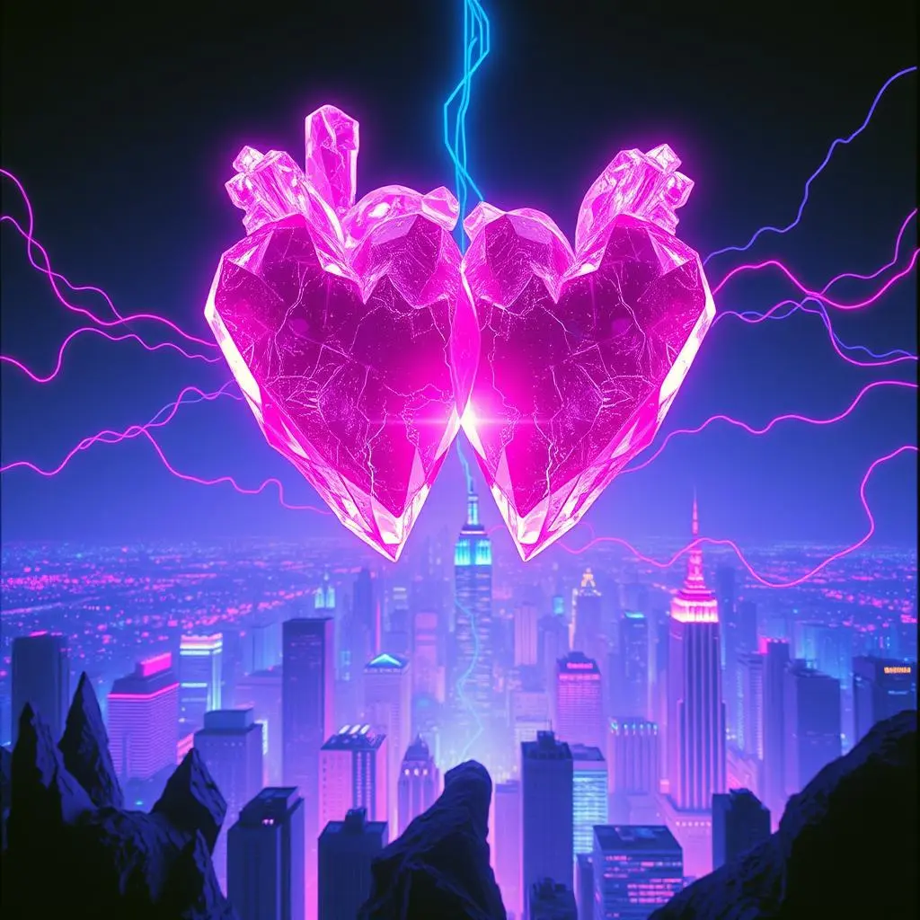 Ethereal digital artwork for the single Beyond Repair by Feel Heat Beat
