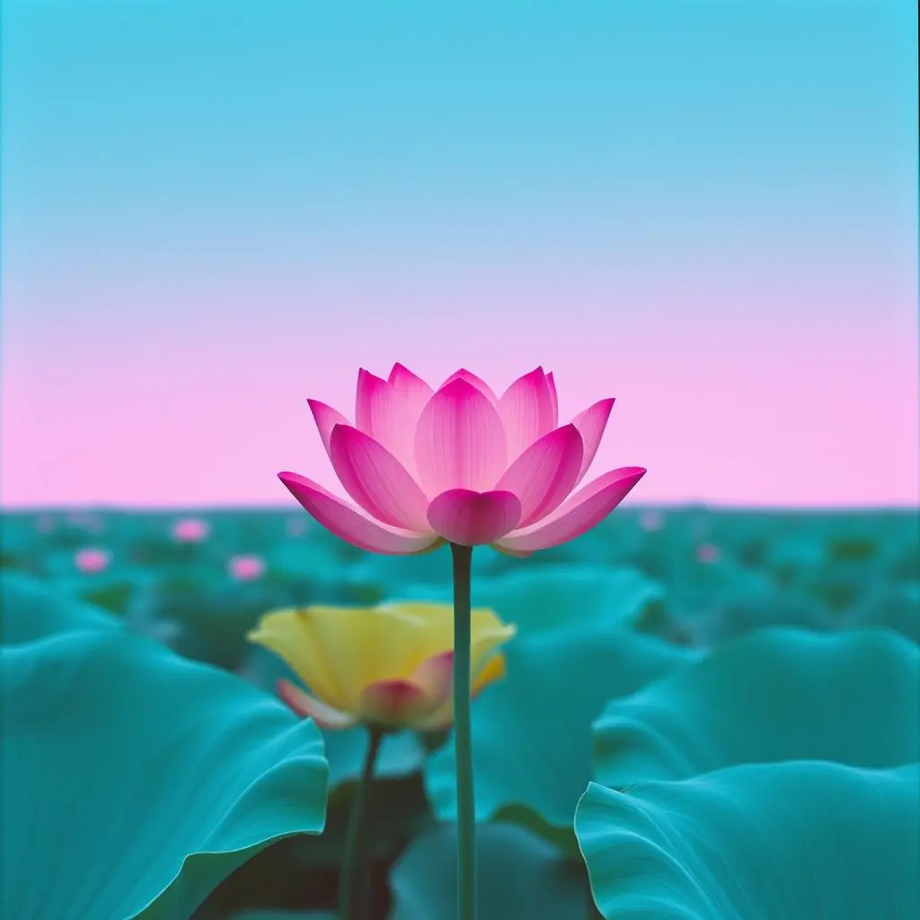 Song - Here and now for project Feel Heat Beat by Vitaly Semenov Multi-colored flower