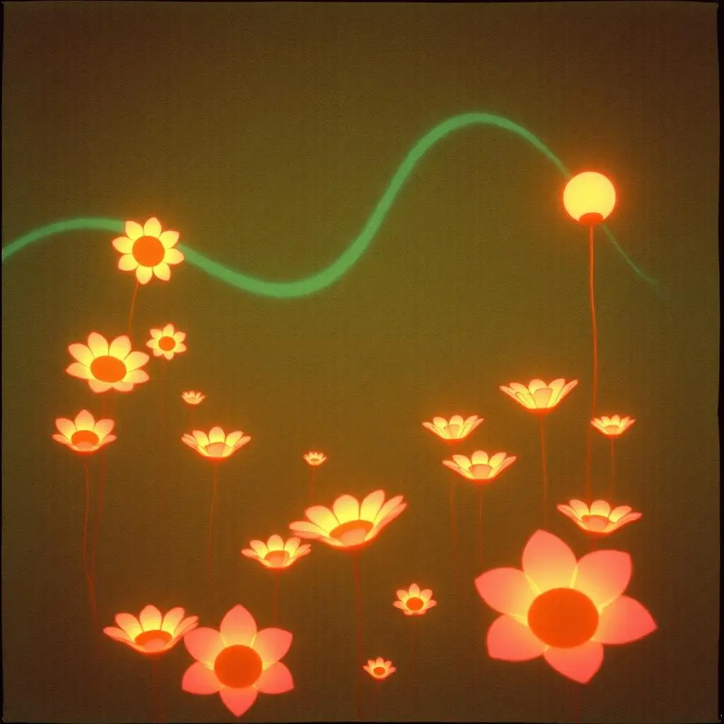 Song - Spell (Remix 2) for project Feel Heat Beat by Vitaly Semenov Multi-colored flower