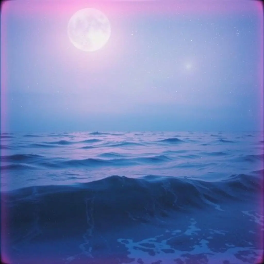 Sun and sea waves